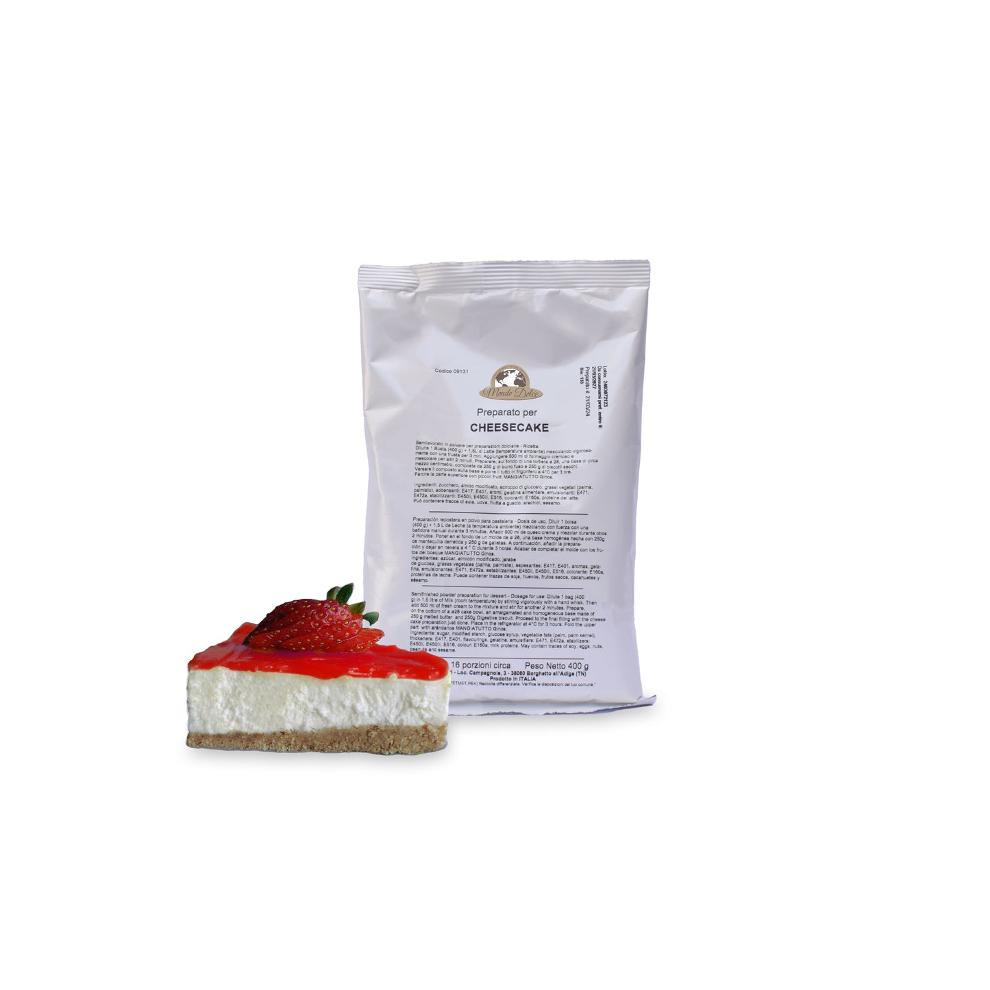 Preparato per cheesecake