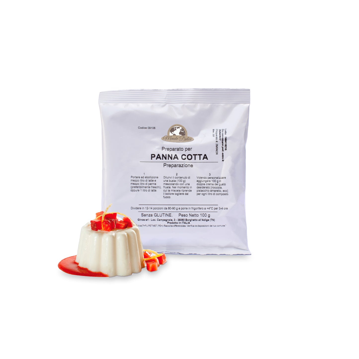 Preparato per Panna Cotta