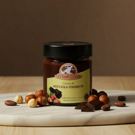Crema di Nocciole Fondente Premium (200 g)